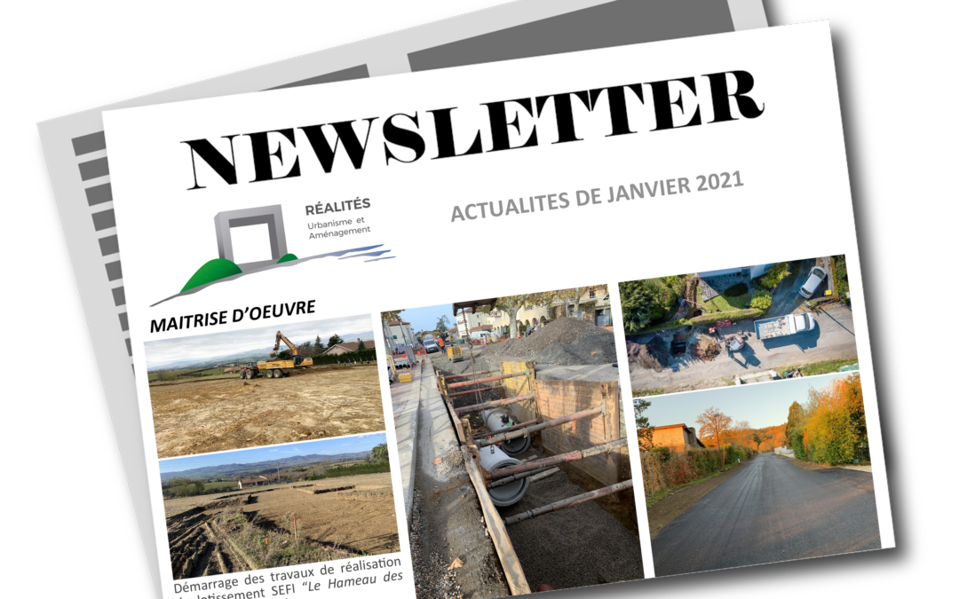 Newsletter Janvier 2021