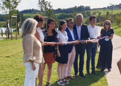 Inauguration des Bords de Loire à Villerest (42)