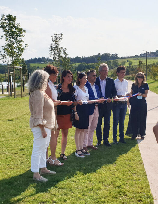 Inauguration des Bords de Loire à Villerest (42)