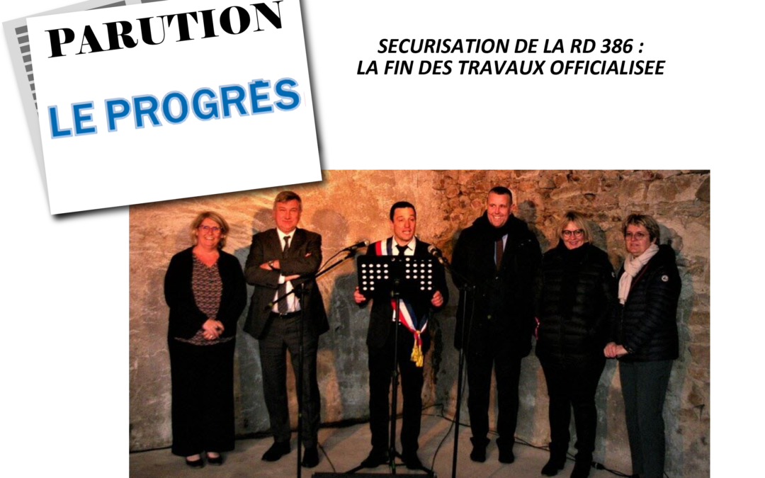 Parution LE PROGRES 1-03