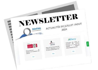 Newsletter JUILLET /AOÛT Réalités Environnement